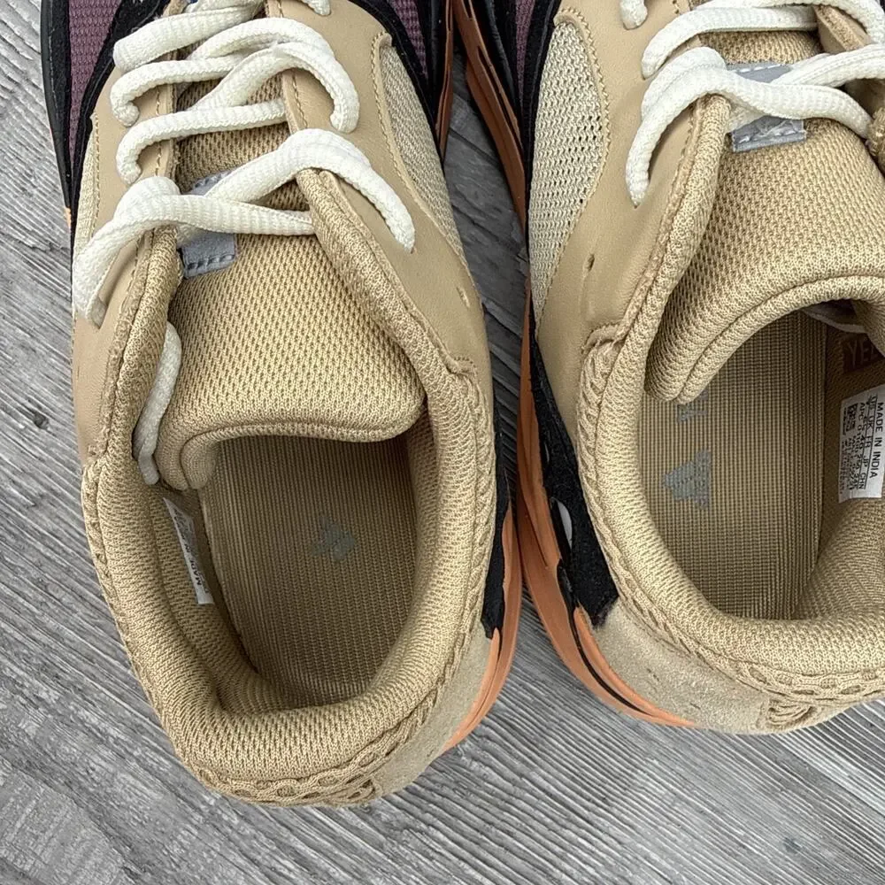 Adidas Yeezy Men's Enflame Orange Tan/Orange/Black/Blue *NO BOX*